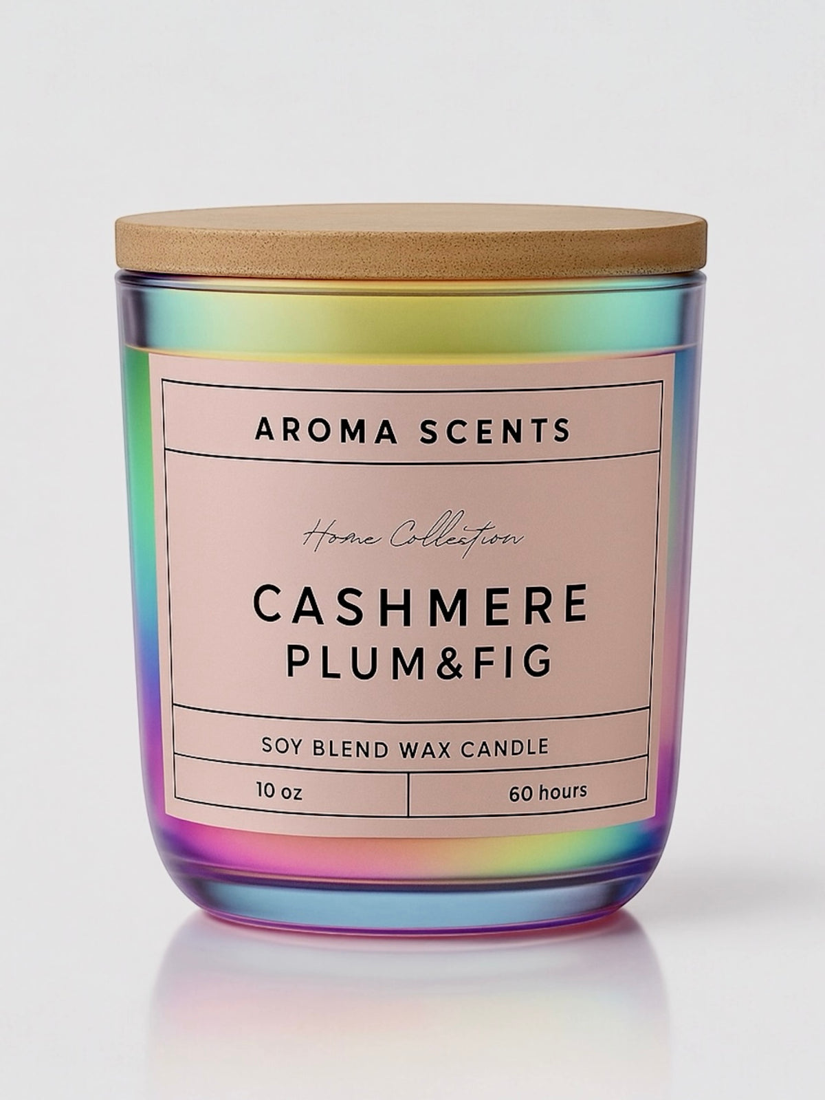 Cashmere Plum & Fig Soy Blend Wax Candle 10 oz