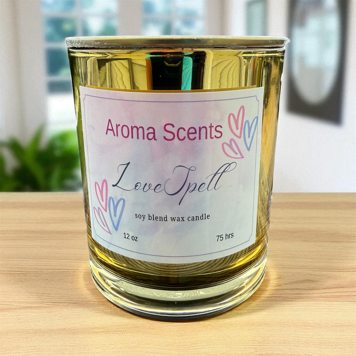 Love Spell Soy Wax Blend Candle 12 oz scented candle