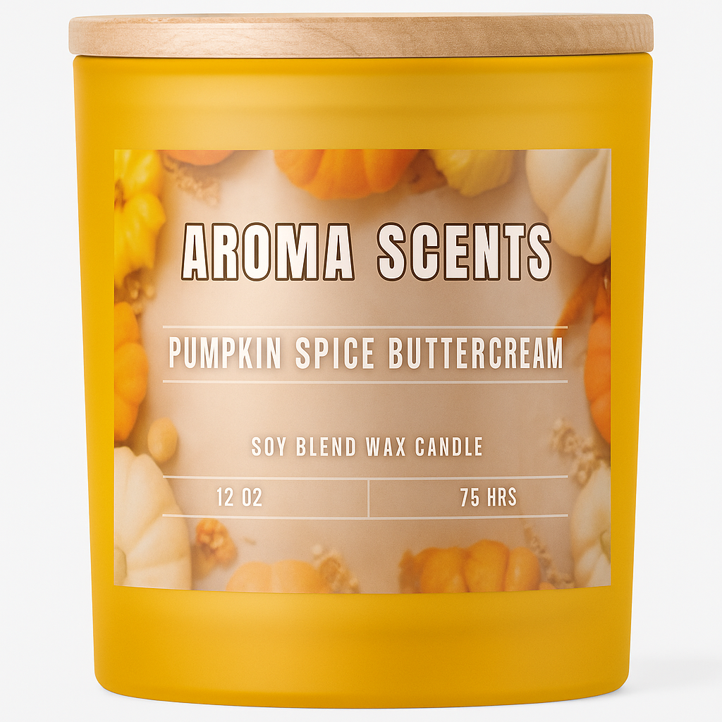 Pumpkin Spice Buttercream 12 oz scented candle