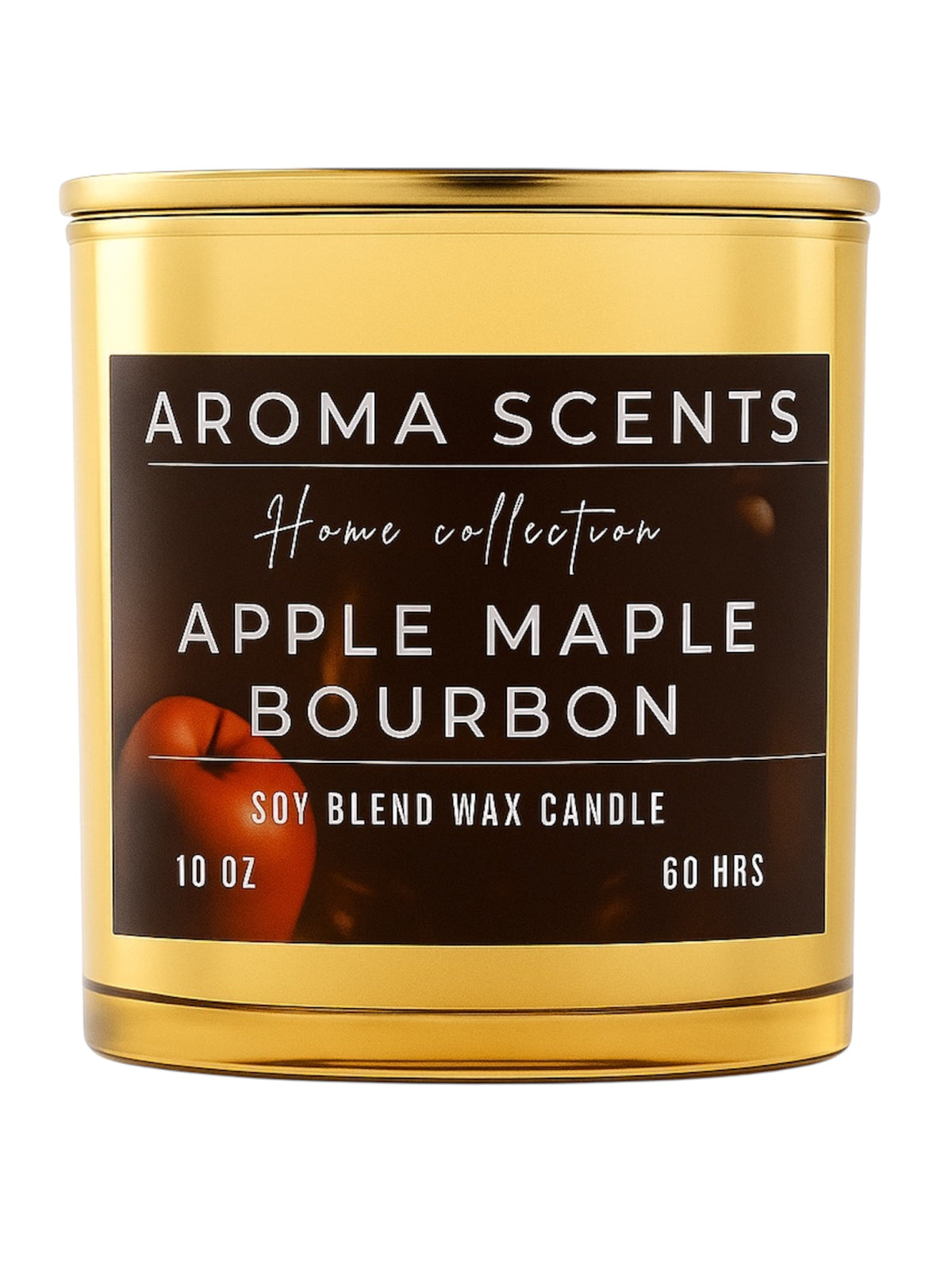 Apple Maple  Bourbon 10/16oz scented candle