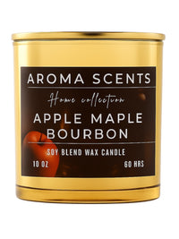 Apple Maple  Bourbon 10/16oz scented candle