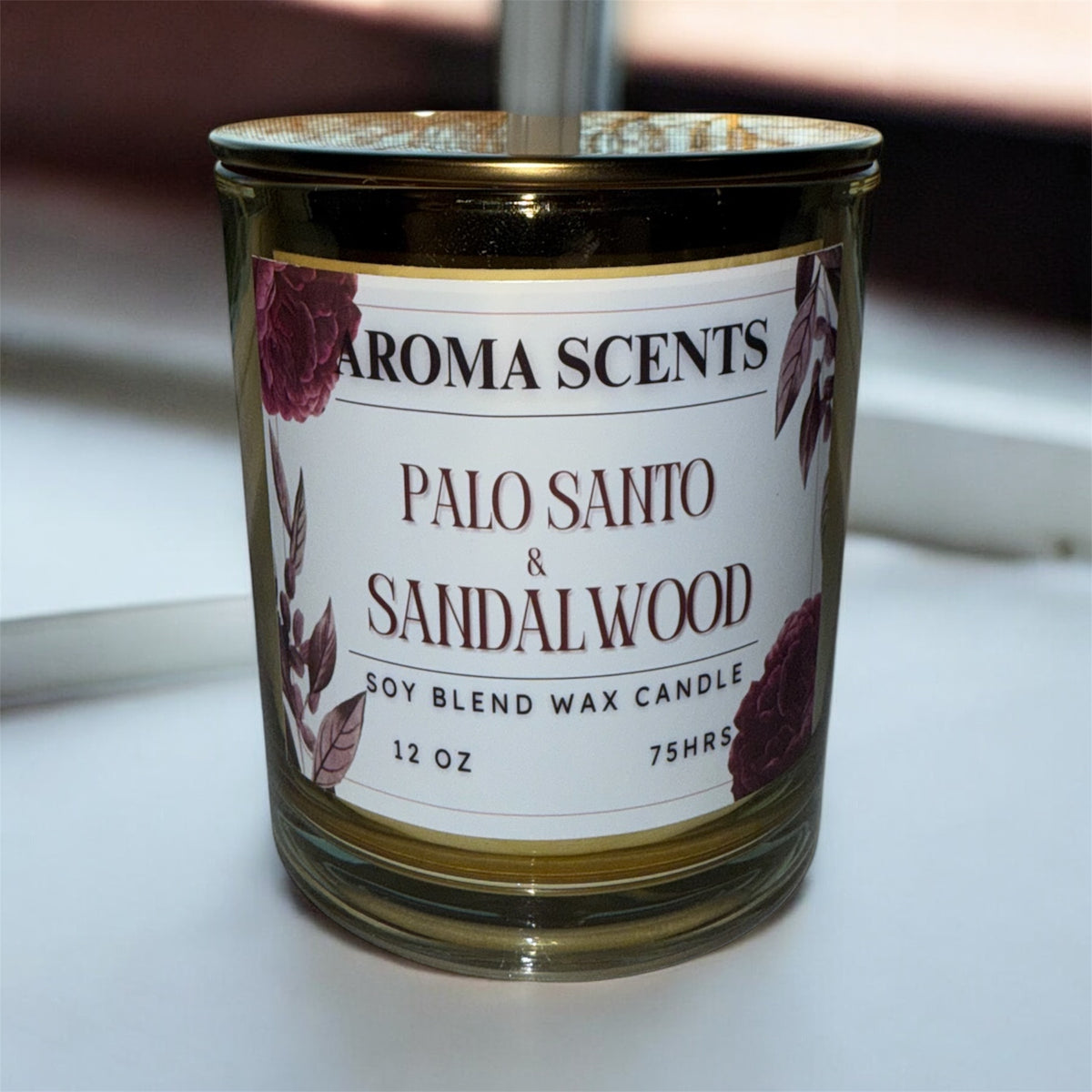 Palo Santo & Sandalwood 12oz scented candle