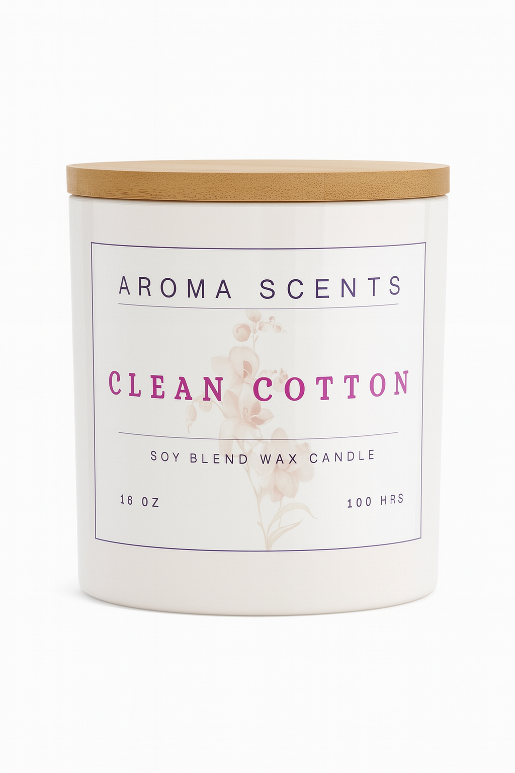 Clean Cotton 16oz scented candle