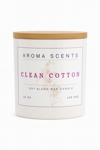 Clean Cotton 16oz scented candle
